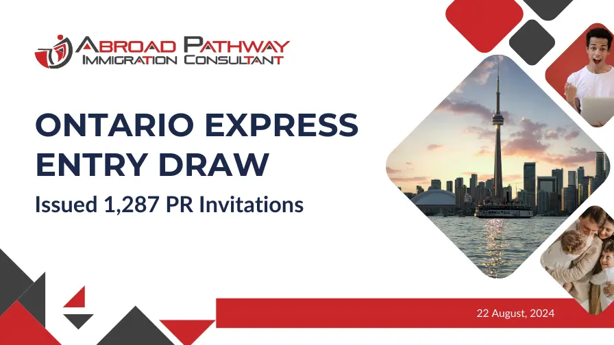 Ontario Issues 1,287 PR Invitations in Latest Express Entry Draw